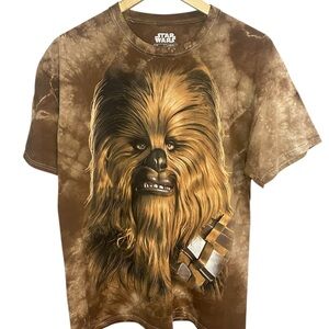 Star Wars | Fifth Sun Chewbacca T-Shirt Brown Short Sleeve Size L NWOT